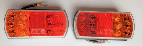 Led rückleuchten gelb rot - gelb, mit